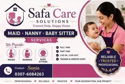 SAFA CARE SOLUTIONS 🌸 Trusted Maid • Nanny • Baby Sitter Services