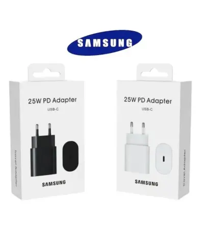 Samsung 25w PD USB-C Charger Black and white For Sale in Scheme 33 | Karachi Ads