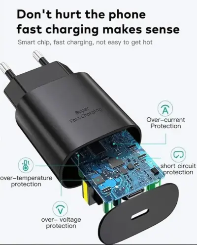 Samsung 25w PD USB-C Charger Black and white For Sale in Scheme 33 | Karachi Ads - photo 3
