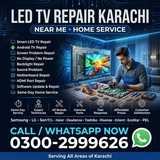 Samsung TCL Sony Lg Toshiba Service Center Karachi Home Service - photo 1