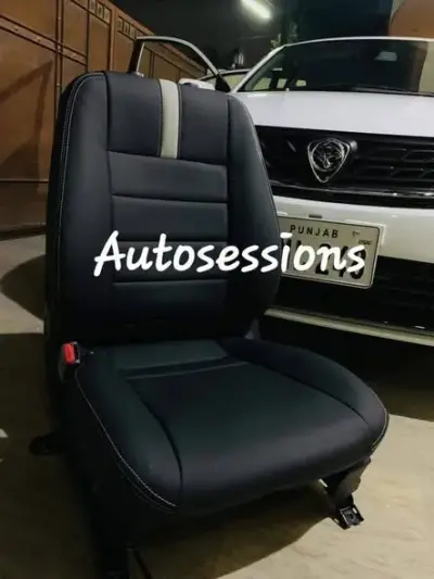 Seat Cover available for Proton Saga in Japanese Synthetic Leather. For Sale in Abul Hassan Isphani Road | Karachi Ads - photo 3