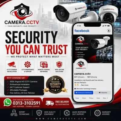 📹 Secure Your Home & Business with CAMERA.CCTV! 🔒 in North Karachi | Karachi Ads