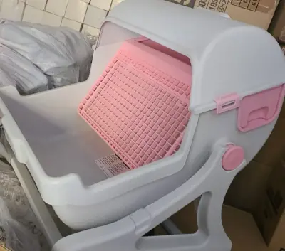 Semi-Automatic Self-Cleaning Cat Litter Box Large Size For Sale in New Karachi | Karachi Ads