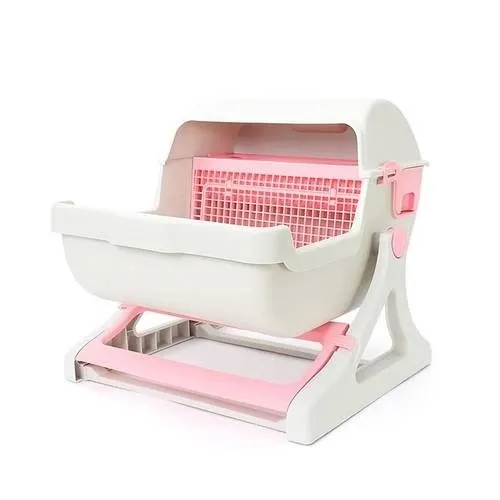 Semi-Automatic Self-Cleaning Cat Litter Box Large Size For Sale in New Karachi | Karachi Ads - photo 2