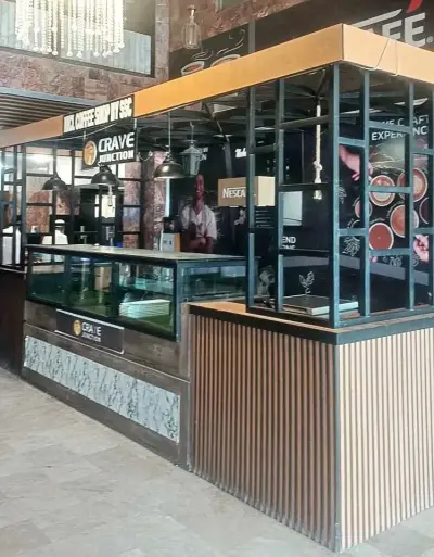 Setup for fast food aur coffee shop