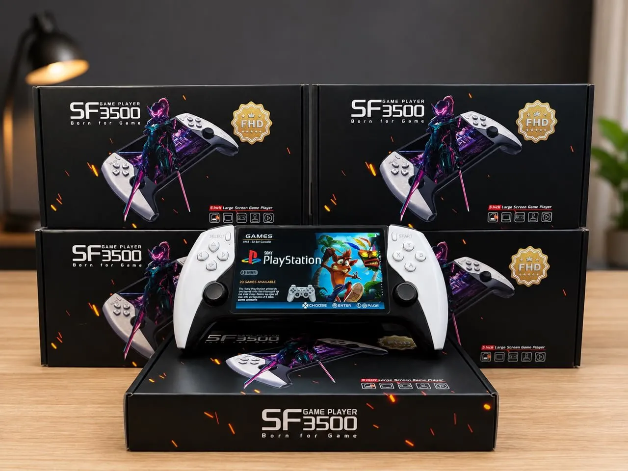 SF3500 Portable Handheld Gaming Console Device | 20,000+ Retro Games | Price in Pakistan - photo 3