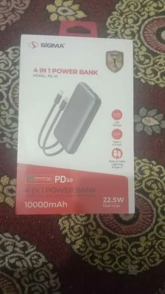 sigma Power bank For Sale in Gulistan-e-Jauhar Block 1 | Karachi Ads - photo 2