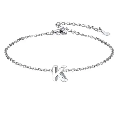 Silver Alphabet Bracelet ✨