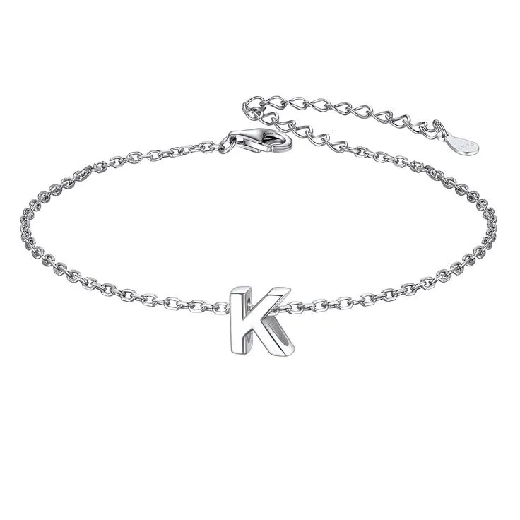 Silver Alphabet Bracelet ✨ - photo 1