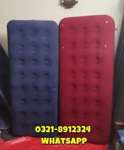 Single Air Mattress 76''30''8'' For Umrah, Touring, Camping, Hiking, Indoor, Outdoor, Picnic For Sale in Saddar | Karachi Ads