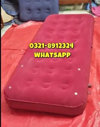 Single Air Mattress 76''30''8'' For Umrah, Touring, Camping, Hiking, Indoor, Outdoor, Picnic For Sale in Saddar | Karachi Ads - photo 3