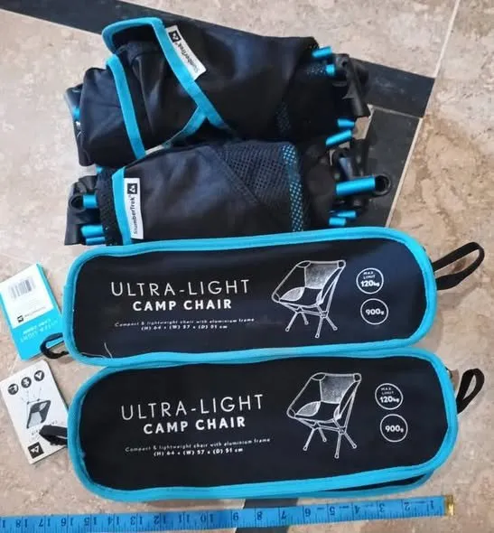 Slumbertrek ultra light camp chairs (Australian) For Sale in Gulistan-e-Jauhar | Karachi Ads - photo 2
