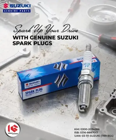 Spark up your drive with Genuine Suzuki Spark Plug! For Sale in Bahadurabad | Karachi Ads