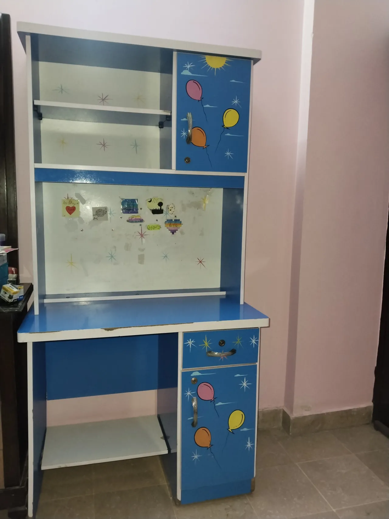 Study table with folding chair For Sale in Gulshan-e-Iqbal Block 10, Karachi - photo 1