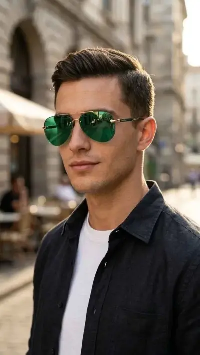 Sunglasses Men's Rayban Style - photo 4
