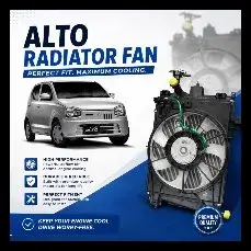 🚗 Suzuki Alto Radiator Fan Assembly Available! ❄️ For Sale in Gulistan-e-Jauhar | Karachi Ads