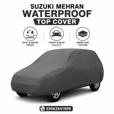 Suzuki Mehran Waterproof Top Cover For Sale in Gulistan-e-Jauhar | Karachi Ads - photo 4