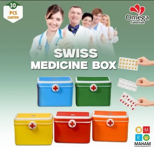 Swiss First Aid Medicine Box - photo 1