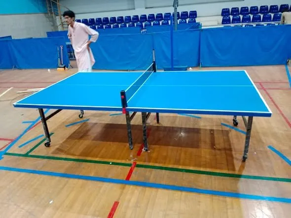 Table Tennis Table (Local) with 4 Wheels Available At As'habi Sports - photo 1