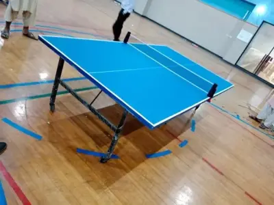 Table Tennis Table (Local) with 4 Wheels Available At As'habi Sports - photo 2