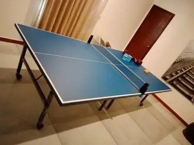 Table Tennis Table (Local) with 4 Wheels Available At As'habi Sports - photo 3