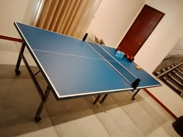 Table Tennis Table (Local) with 4 Wheels Available At As'habi Sports - photo 3