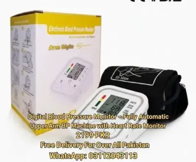 Take Control of Your Cardiovascular Health Today! Ensure peace of mind with our Electronic Blood Pressure Monitor
