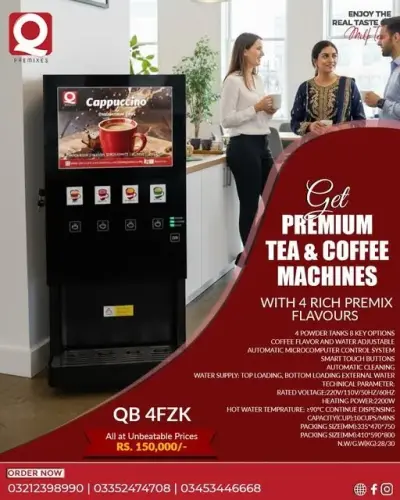 Tea & Coffee Machine for Sale in Gulistan-e-Jauhar, Karachi