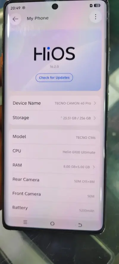 Tecno camon 40 pro For Sale in Landhi | Karachi Ads - photo 6