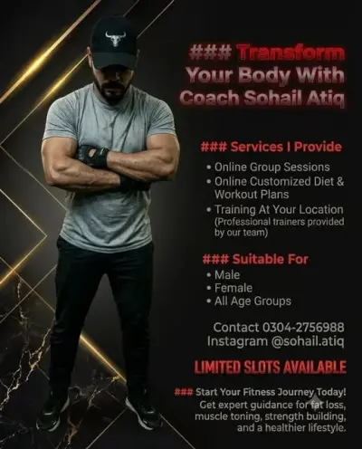 Transform Your Body in Gulistan-e-Jauhar | Karachi Ads