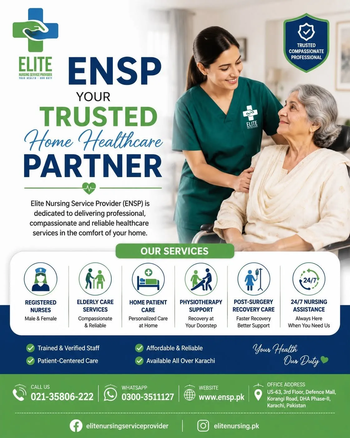 trusted home healthcare partner in Gulistan-e-Jauhar | Karachi Ads - photo 1