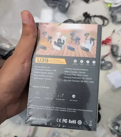 U39 TRUE WIRELESS EARBUDS For Sale in Saddar | Karachi Ads - photo 3