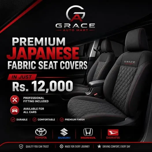 🚗 Upgrade Your Car Interior with Premium Japanese Fabric Seat Covers! ✨ For Sale in Gulistan-e-Jauhar Block 13 | Karachi Ads - photo 1