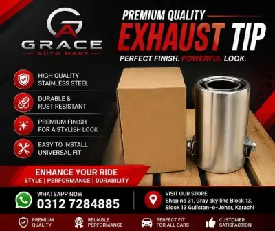 🔥 Upgrade Your Car’s Look with a Premium Exhaust Tip! 🚗 For Sale in Gulistan-e-Jauhar | Karachi Ads