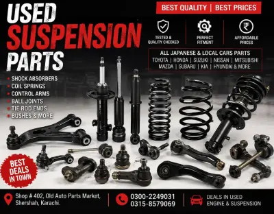 Used Suspension Parts – Shock Absorbers, Springs & Control Arms For Sale in Shahrah-e-Pakistan | Karachi Ads