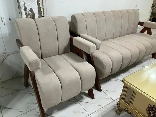 V-Legs Sofa Set For Sale in Gulistan-e-Jauhar | Karachi Ads - photo 3