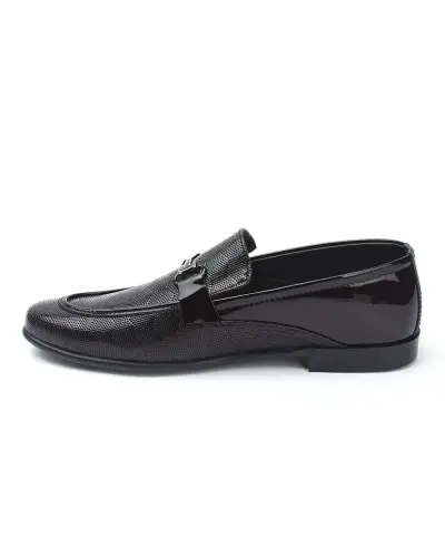 Valuable Maroon Leather Loafers with Buckle Accent For Sale in Gulistan-e-Jauhar | Karachi Ads