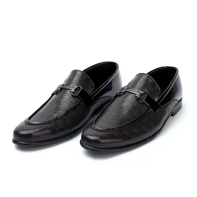 Valuable Maroon Leather Loafers with Buckle Accent For Sale in Gulistan-e-Jauhar | Karachi Ads - photo 2