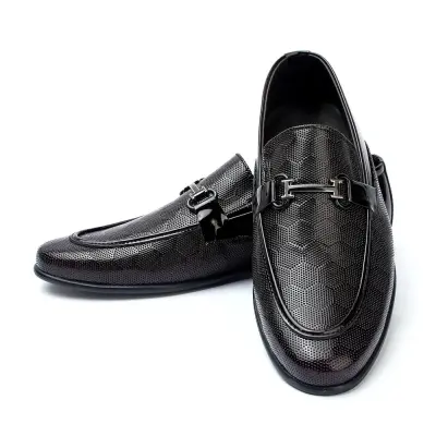 Valuable Maroon Leather Loafers with Buckle Accent For Sale in Gulistan-e-Jauhar | Karachi Ads - photo 3