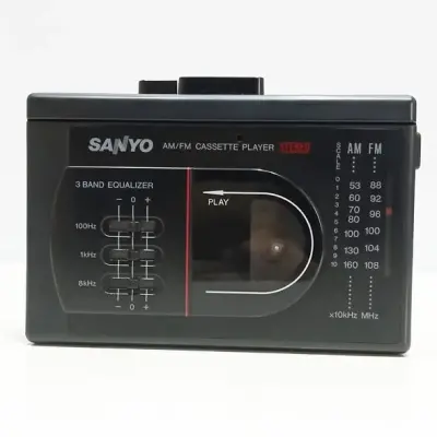 Vintage 1990s Sanyo M-GR78 AM/FM Stereo Cassette Player - For Sale in Baldia Town, Karachi