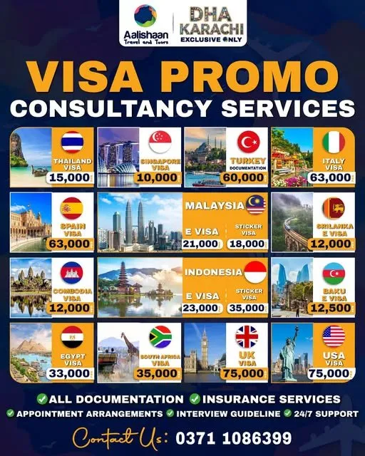 Visa Consultancy Services | Tourist, Visit & Business Visa | in DHA City Karachi | Karachi Ads - photo 1