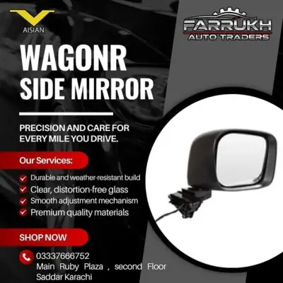 🚘 WagonR Side Mirror Available Now! For Sale in Gulistan-e-Jauhar | Karachi Ads