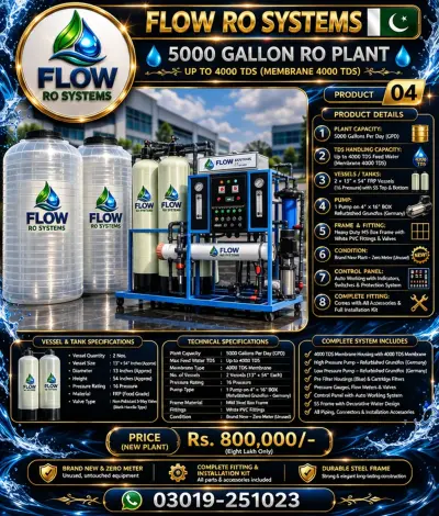 Water Plant Complete For Sale in Gulistan-e-Jauhar, Karachi