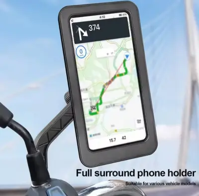 Waterproof Bike Phone Mount – 360° Rotatable Mobile Holder For Sale in Saddar | Karachi Ads - photo 3