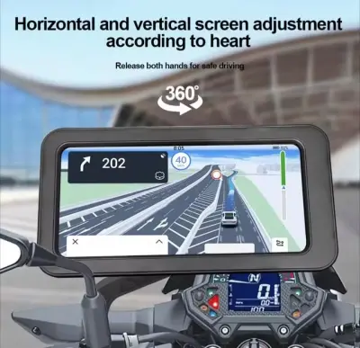 Waterproof Bike Phone Mount – 360° Rotatable Mobile Holder For Sale in Saddar | Karachi Ads - photo 4