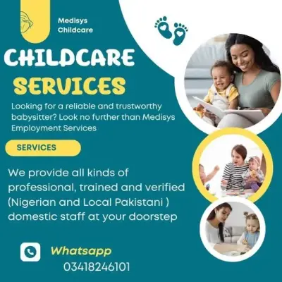 We provide all kinds of professional reliable trained and verified domestic staff, patient care services at your doorstep