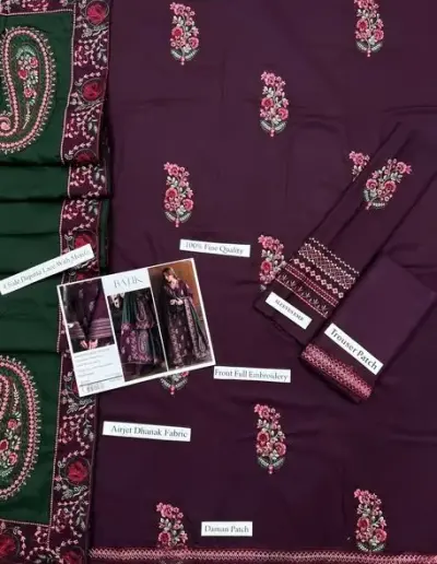 Winter Collection* ❄️ Brand *Batik* Available in Dhanak Fabrics 3pc!!