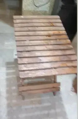 Wood Folding Table - photo 2