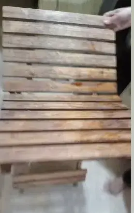 Wood Folding Table - photo 3