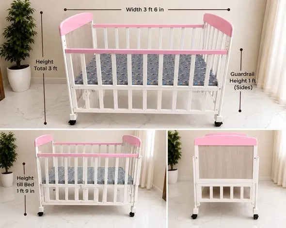 Wooden Baby Cot for Sale - photo 2